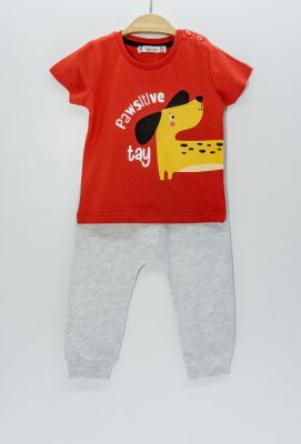 Kırmızı Cepli Alt Üst Takım