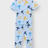 Uçak Desenli Pamuklu Pijama Takımı
